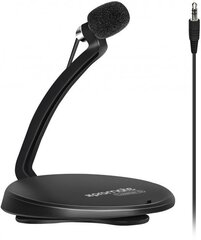 PROMATE Tweeter-5 Professional lavalier -mikrofoni jalustalla 3.5mm / -30dB hinta ja tiedot | Mikrofonit | hobbyhall.fi