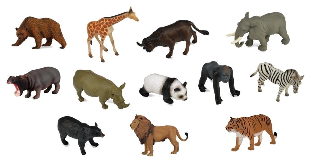 Mini Collecta Wildlife Figuurisetti, A1105 hinta ja tiedot | Poikien lelut | hobbyhall.fi