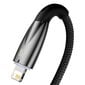 Baseus Glimmer Series USB-C - Lightning 480Mb/s 2.4A 1m black hinta ja tiedot | Puhelinkaapelit | hobbyhall.fi