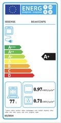 Monitoimiuuni Hisense BSA65226PX 77 L 3500 W Harmaa hinta ja tiedot | Erillisuunit | hobbyhall.fi