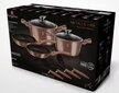 Berlinger Haus Metallic Line Rose Gold Edition kattilasarja, 10 kpl hinta ja tiedot | Kattilat ja painekattilat | hobbyhall.fi