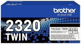 Brother TN2320 TWIN - 2-pack - High Yield - black - original - toner cartridge hinta ja tiedot | Laserkasetit | hobbyhall.fi