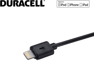 Kaapeli Duracell USB-Lightning, 1m hinta ja tiedot | Duracell Puhelimet, älylaitteet ja kamerat | hobbyhall.fi
