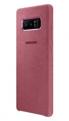 Suojakuori Samsung Galaxy Note 8 AlcantaraEF-XN950APEGWW, vaaleanpunainen hinta ja tiedot | Puhelimen kuoret ja kotelot | hobbyhall.fi