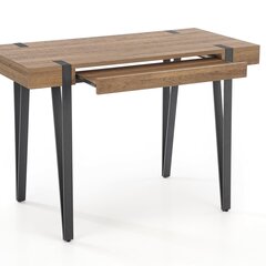 Työpöytä B39, tammi/musta hinta ja tiedot | Tietokonepöydät ja työpöydät | hobbyhall.fi