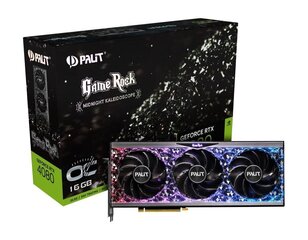 Palit GeForce RTX 4080 GameRock OC, 16 GB|GDDR6X|256 bit|PCIE 4.0 16x|GPU 2205 MHz|1xHDMI|3xDisplayPort|NED4080S19T2-1030G hinta ja tiedot | Näytönohjaimet | hobbyhall.fi