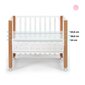 Vauvansänky Kinderkraft Koya 60x90 cm patjalla 4in1, valkoinen hinta ja tiedot | Pinnasängyt | hobbyhall.fi