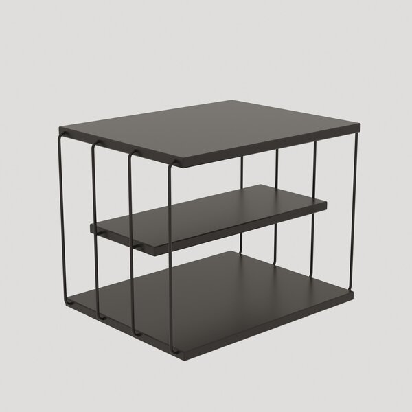 Sohvapöytä Kalune Design 854, tummanharmaa hinta 
