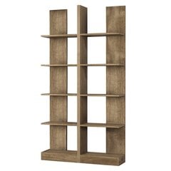 Kalune Design Bookshelf 835, tummanruskea hinta ja tiedot | Hyllyt | hobbyhall.fi