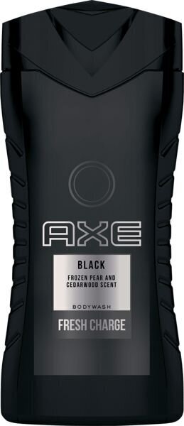 Suihkugeeli miehille Unilever Axe Black, 250 ml hinta ja tiedot | Suihkusaippuat ja suihkugeelit | hobbyhall.fi