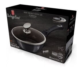 Berlinger Haus Metallic Line Carbon Pro Edition kannellinen syvä pannu, 2,3 l hinta ja tiedot | Paistinpannut | hobbyhall.fi