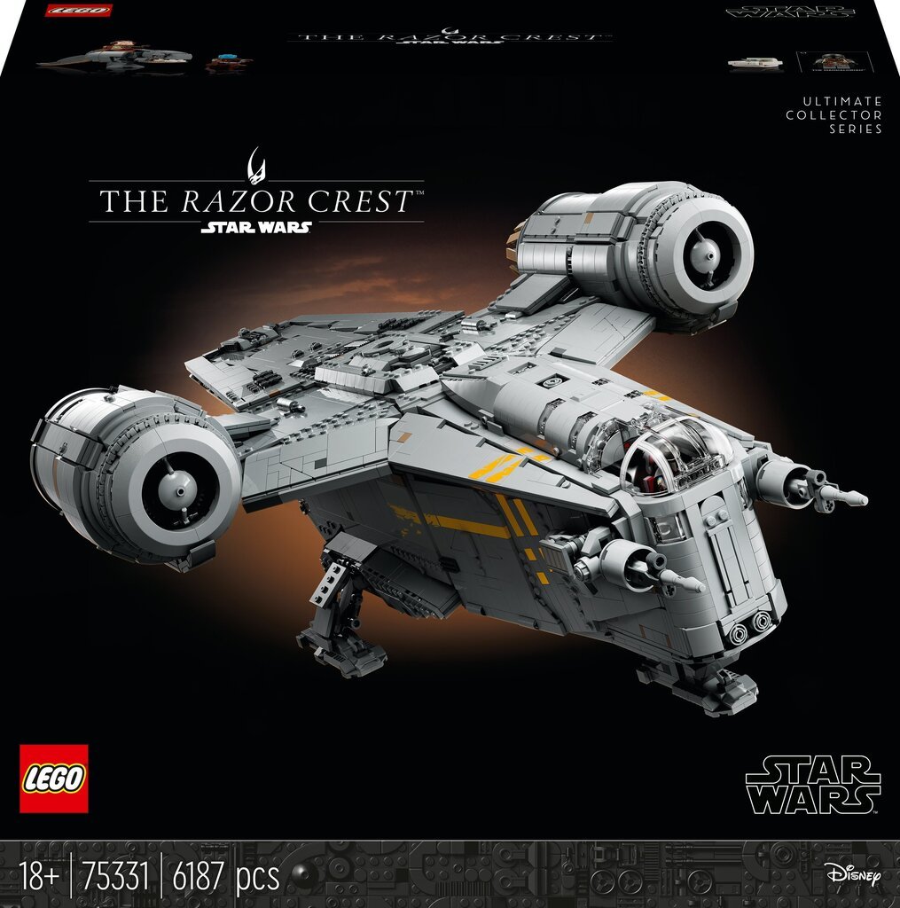 75331 LEGO® Star Wars Razor Crest™ hinta ja tiedot | LEGOT ja rakennuslelut | hobbyhall.fi