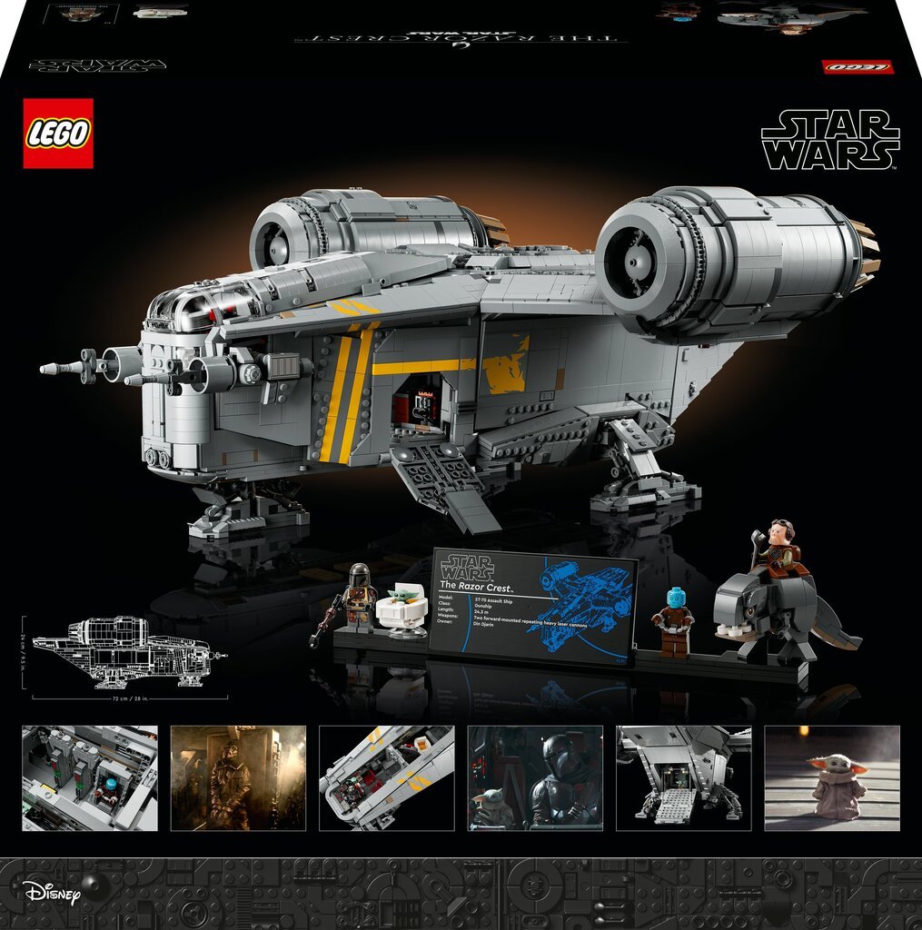 75331 LEGO® Star Wars Razor Crest™ hinta ja tiedot | LEGOT ja rakennuslelut | hobbyhall.fi