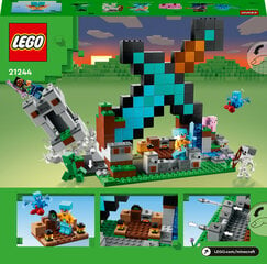 21244 LEGO® Minecraft Miekkavartio hinta ja tiedot | LEGOT ja rakennuslelut | hobbyhall.fi