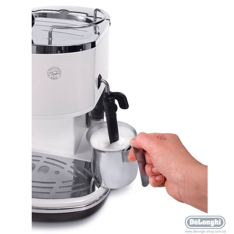 Delonghi Vintage -kahvinkeitin ECO311.W ICONA Pump pressure 15 bar, 1100 W, valkoinen hinta ja tiedot | Kahvinkeittimet ja kahvikoneet | hobbyhall.fi