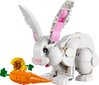 31133 LEGO® Creator 3in1 Valkoinen jänis hinta ja tiedot | LEGOT ja rakennuslelut | hobbyhall.fi