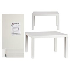 Sivupöytä, puuta, 50 x 45 x 79 cm, valkoinen hinta ja tiedot | Sohvapöydät | hobbyhall.fi