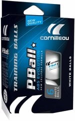 Cornilleau P-BALL pöytätennispallot 1* (6 kpl) hinta ja tiedot | Pingispallot | hobbyhall.fi