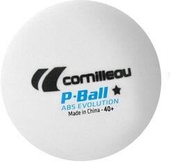 Cornilleau P-BALL pöytätennispallot 1* (6 kpl) hinta ja tiedot | Pingispallot | hobbyhall.fi