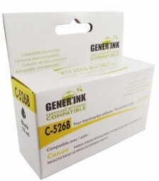 Mustepatruuna Generink Canon CLI-526 musta hinta ja tiedot | Mustekasetit | hobbyhall.fi