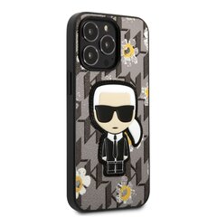 Karl Lagerfeld Ikonik Flower Case iPhone 13 Pro harmaa hinta ja tiedot | Puhelimen kuoret ja kotelot | hobbyhall.fi