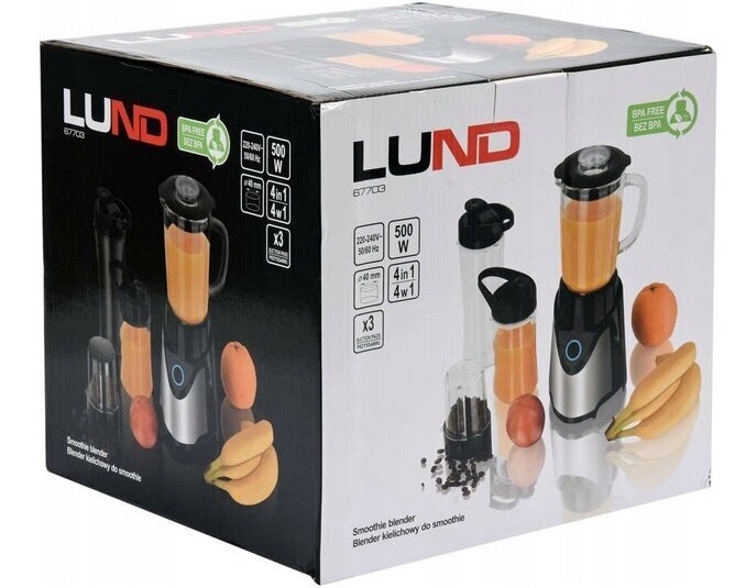 Lund 67703 500W hinta ja tiedot | Tehosekoittimet | hobbyhall.fi