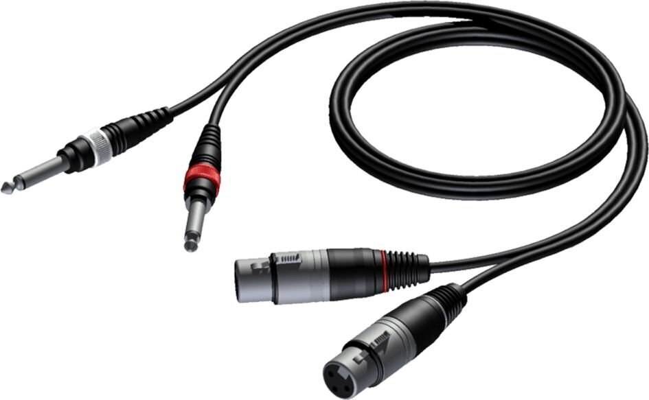 Procab CAB707/1.5, XLR/6.3mm, 1.5 m hinta ja tiedot | Kaapelit ja adapterit | hobbyhall.fi