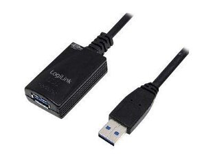 LogiLink, USB A 3,0, 5 m hinta ja tiedot | Adapterit | hobbyhall.fi