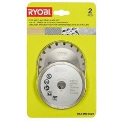 Leikkuuterät 2 kpl RAKMMS02K 5132004662 RYOBI hinta ja tiedot | Käsityökalut | hobbyhall.fi