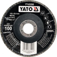 Leikkuulevy Yato P80, YT-83294, 125 mm hinta ja tiedot | Käsityökalut | hobbyhall.fi