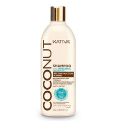 Shampoo kookosöljyllä Kativa Coconut 500 ml hinta ja tiedot | Shampoot | hobbyhall.fi