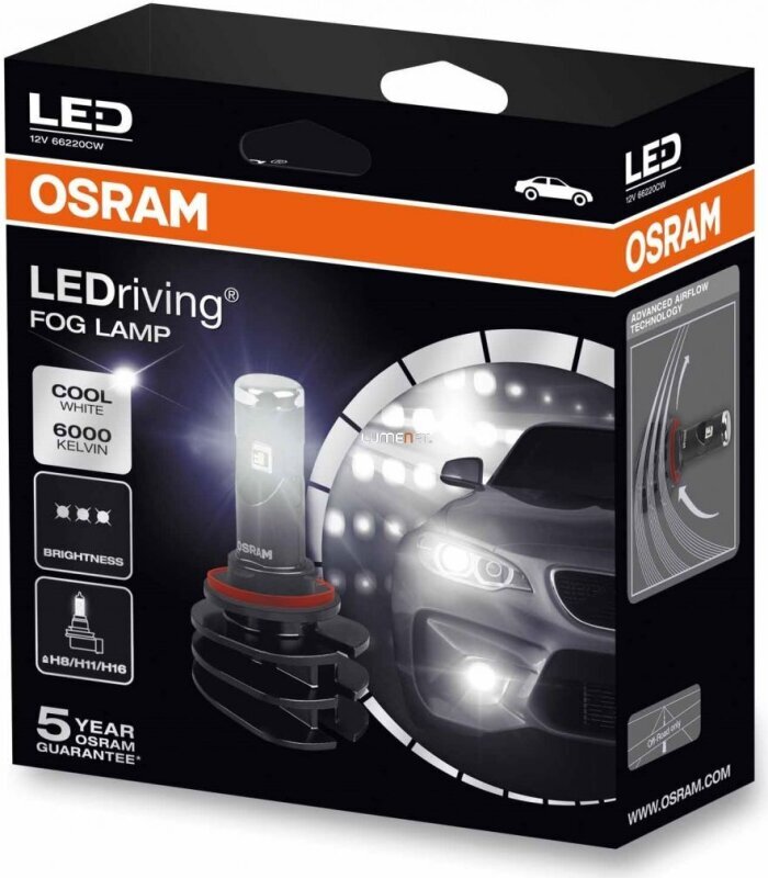 Osram polttimot 12V 13W PGJ19-X 2X2 1A hinta ja tiedot | Polttimot | hobbyhall.fi