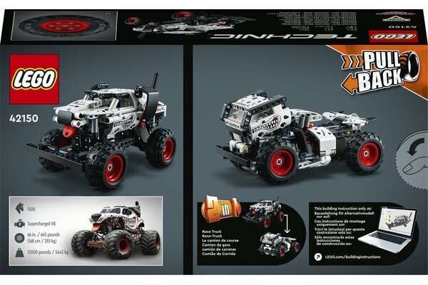 42150 LEGO® Technic Monster Jam™ Monster Mutt™ dalmatialainen hinta ja tiedot | LEGOT ja rakennuslelut | hobbyhall.fi