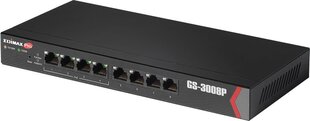 EdiMax GS-3008P hinta ja tiedot | Reitittimet ja modeemit | hobbyhall.fi