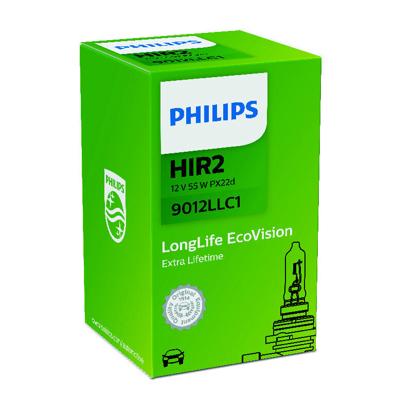 Polttimo Philips HIR2 LongerLife 12V/55W, 1 kpl hinta ja tiedot | Polttimot | hobbyhall.fi