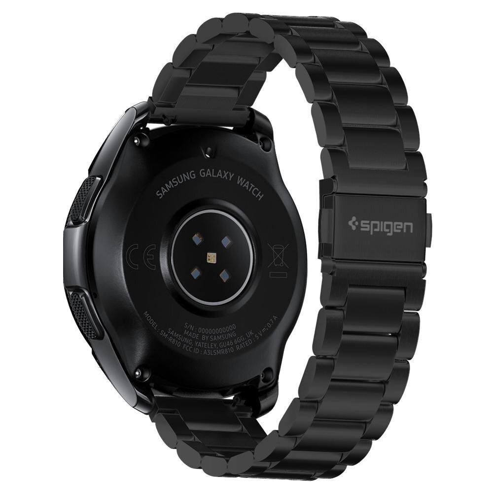 Spigen Modern Fit, Samsung Galaxy Watch 4/ 5/5 PRO (40/42/44/45/46 mm) musta hinta ja tiedot | Älykellojen ja aktiivisuusrannekkeiden lisätarvikkeet | hobbyhall.fi
