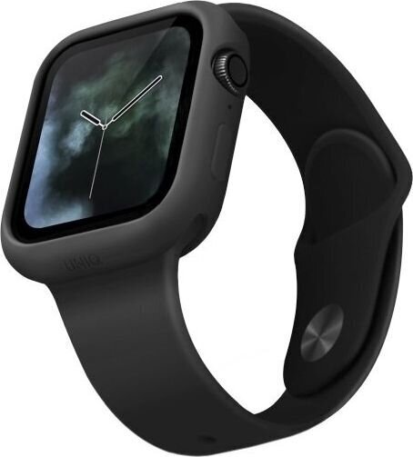 Uniq Lino, Apple Watch Series 4/5 40mm musta (UNIQ71BLK) hinta ja tiedot | Älykellojen ja aktiivisuusrannekkeiden lisätarvikkeet | hobbyhall.fi