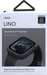 Uniq Lino, Apple Watch Series 4/5 40mm musta (UNIQ71BLK) hinta ja tiedot | Älykellojen ja aktiivisuusrannekkeiden lisätarvikkeet | hobbyhall.fi