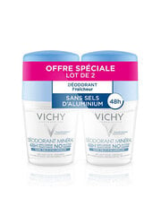 Roll-on deodorantti Vichy 48H Mineral Deodorant Roll-On, 2 x 50ml hinta ja tiedot | Deodorantit | hobbyhall.fi