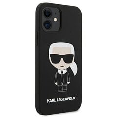 Karl Lagerfeld KLHCP12SSLFBKK iPhone 12 mini 5.4" mustalle hinta ja tiedot | Puhelimen kuoret ja kotelot | hobbyhall.fi