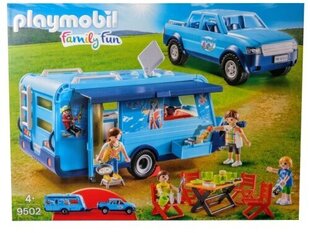 Playmobil 9502 - Pickup With Caravan Family Fun hinta ja tiedot | LEGOT ja rakennuslelut | hobbyhall.fi