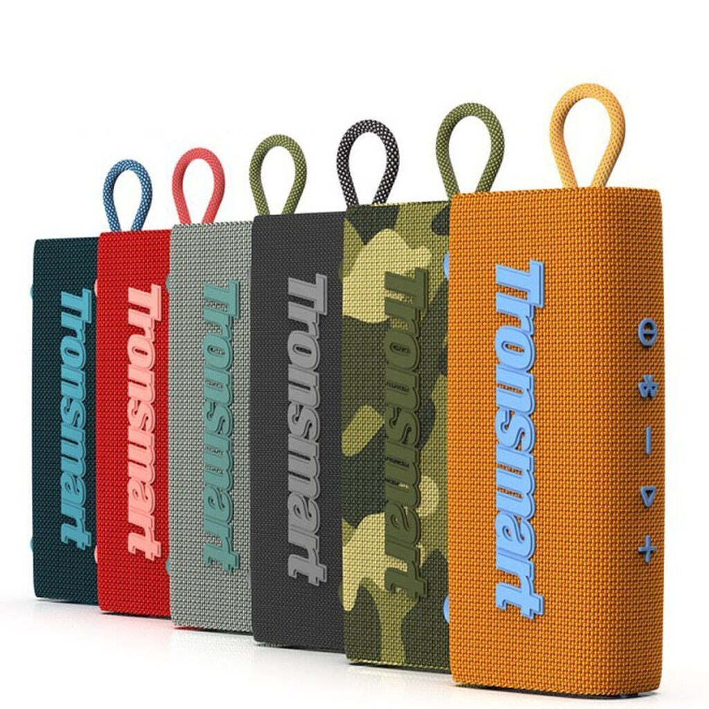 Tronsmart Trip, langaton Bluetooth 5.3 vedenpitävä IPX7 10W Green Camouflage hinta ja tiedot | Kaiuttimet | hobbyhall.fi