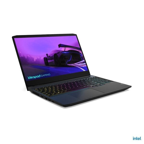 Lenovo IdeaPad Gaming 3 15IHU6, i5-11320H, 15,6" FHD IPS, 16GB DDR4, SSD 512, GeForce RTX 3050 4GB, Shadow Black (82K101F6PB)