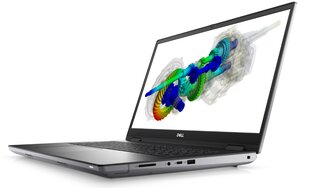 Dell Precision 7770, 17.3 ", WVA, FHD, 60 Hz, 1920 x 1080, Anti-glare, Intel Core i7, i7-12850HX, 16 GB, SSD 512 GB, NVIDIA RTX A1000, GDDR6, 4 GB, Windows 11 Pro, ENG, Grey hinta ja tiedot | Kannettavat tietokoneet | hobbyhall.fi