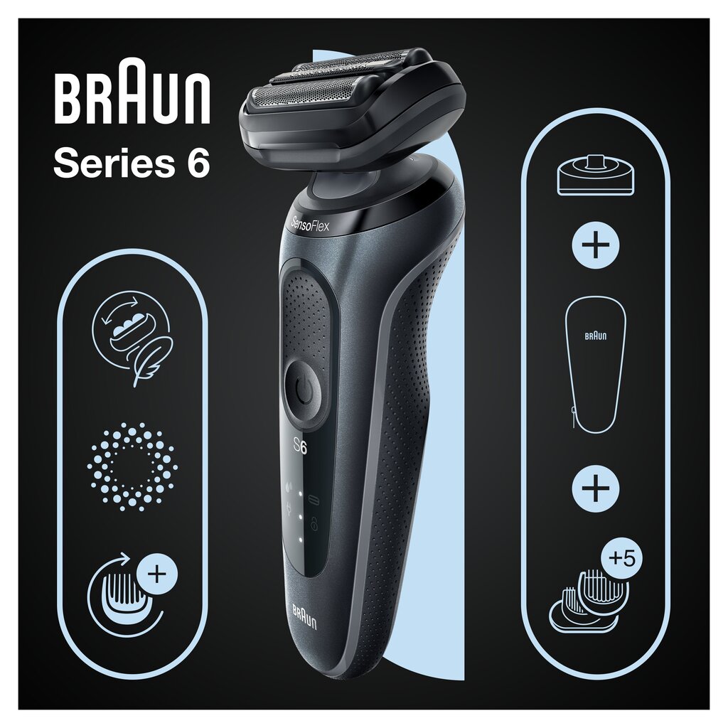 61-N4500cs Shaver Series 6 AutoSence hinta ja tiedot | Parranajokoneet | hobbyhall.fi