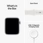 Apple Watch SE2nd Gen GPS 40mm Silver alumiinikuori ,White urheiluranneke - MNJV3 hinta ja tiedot | Älykellot | hobbyhall.fi