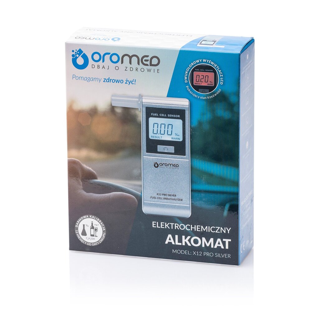 Alkometri OroMed X12 Pro hinta ja tiedot | Alkometrit | hobbyhall.fi