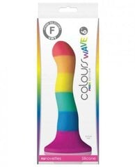 Varpos imitatorius Colours Pride Edition Wave Dildo, įvairių spalvų hinta ja tiedot | Dildot | hobbyhall.fi