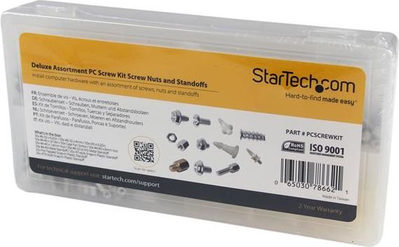 StarTech Deluxe Lajitelma PC-ruuvisarja - ruuvimutterit ja kiinnikkeet (PCSCREWKIT) hinta ja tiedot | Koteloiden lisätarvikkeet | hobbyhall.fi