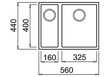 Pesuallas Teka Square 2B 560TG musta hinta ja tiedot | Keittiöaltaat | hobbyhall.fi